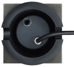 Vonkajšie nájazdové svietidlo LUKKA CONNECT 1xGU10/4W/230V IP67 matný chróm hranatý