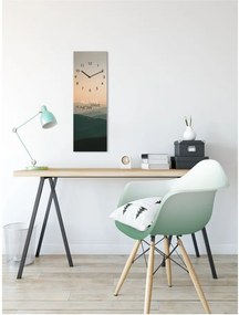 Nástenné hodiny Styler Glassclock Mountains, 20 × 60 cm