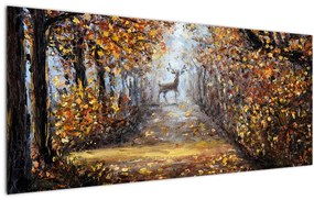 Obraz - Duch lesa (120x50 cm)