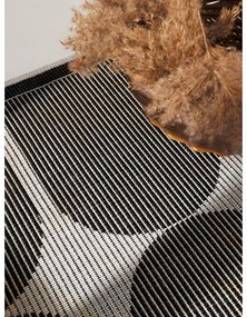 Čierno-biely vnútorný a vonkajší behúň 80x250 cm Duet Bowen – NORTHRUGS