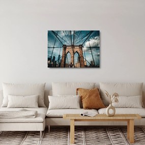 Sklenený obraz - Brooklynský most (70x50 cm)