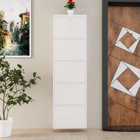 Botník Locki 5 (biela). Akcia -16%. Vlastná spoľahlivá doprava až k Vám domov. 1144357