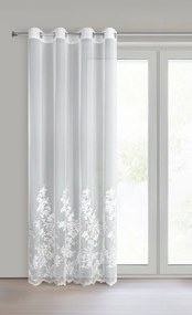 ZÁCLONA NA KRÚŽKOCH ALIRA 140X250 CM VZOROVANÁ