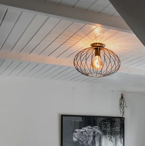 Inteligentné stropné svietidlo čierne vrátane Wifi G95 - Margarita