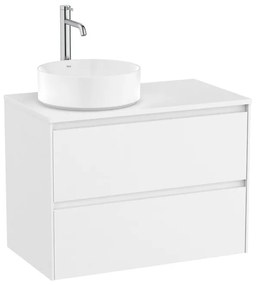 Kúpeľňová skrinka pod umývadlo Roca ONA 79,4x58,3x45,7 cm biela mat ONADESK802ZBML