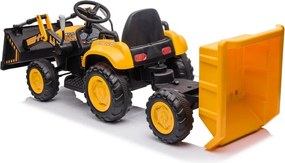 LEAN CARS Nabíjací traktor s lyžicou BW-X002A Žltý