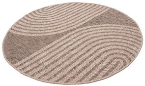 Koberec PATIO INT 5029/178 naturálny kruh