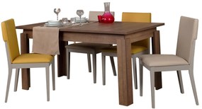 Jedálenský rozkladací stôl Huqqa 150/170 cm dub Santana tmavý