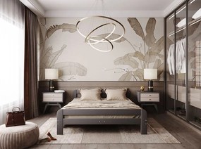 Posteľ DAVE 200x140 cm - šedá