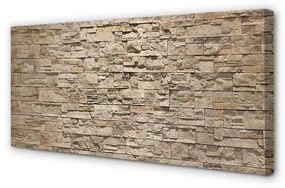 Obraz canvas Tehlová múr kamenná 125x50 cm