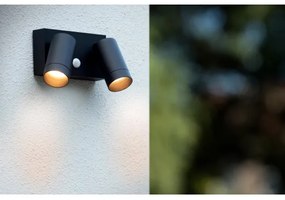 Lucide 09831/02/30 - Vonkajšie svietidlo so senzorom TAYLOR 2xGU10/50W/230V IP54