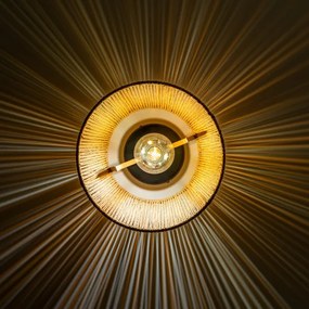 Brilagi - LED prisadené stropné svietidlo CERIA BOHO 1xE27/40W/230V, priemer 28 cm, hnedá