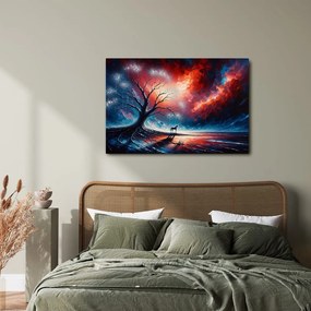 Obraz magický strom života v noci