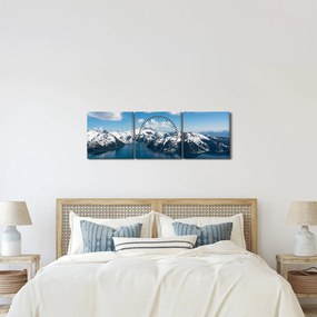Obraz - Garibaldi Park (s hodinami) (90x30 cm)