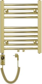 Mexen Ares, elektrické vykurovacie teleso 500 x 400 mm, 300 W, zlatá lesklá, W102-0500-400-2300-50