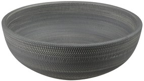 Sapho Sapho, PRIORI keramické umývadlo, priemer 41 cm, 15 cm, farba šedá so vzorom, PI024