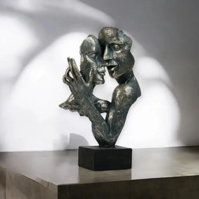 Dekorácia na stôl 31,5x9,5x19 cm živica/patina