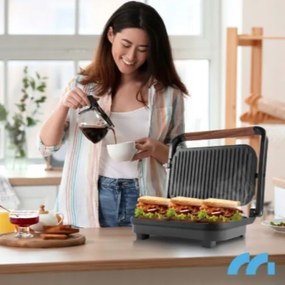 Elektrický kontaktný gril / sendvičovač 1500W PANINI