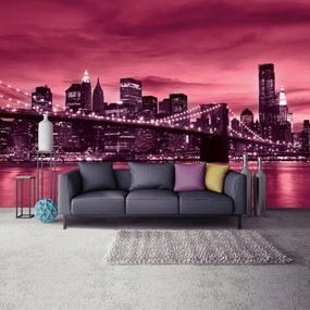 Fototapeta - New York Brooklyn Bridge City (152,5x104 cm)