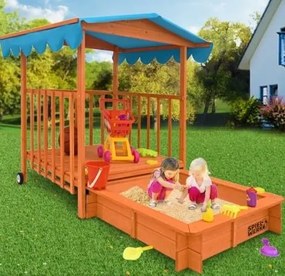 Pieskovisko s krytou verandou