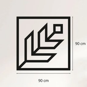 Nástenná geometrická dekorácia štvorec  | SENTOP HDF0397-C