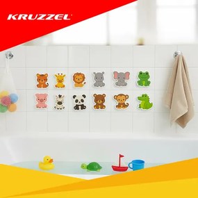 ISO Trade Penové puzzle do kúpeľa Zvieratká – plávajúca hračka pre deti