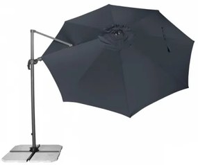 Derby RAVENNA 330 cm - veľký záhradný výkyvný slnečník s bočnou tyčou - 2. akosť (S300)