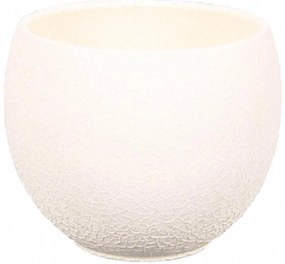 Obal na kvetináč Luna Barande keramický biely