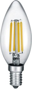 Teplá biela LED/filamentová žiarovka E14, 2 W Kerze – Trio