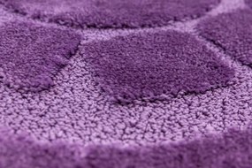 Kúpeľňový koberček Ocean fialový kruh