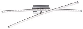Leuchten Direkt 11272-55 - LED Prisadený luster SIMON 2xLED/8W/230V matný chróm