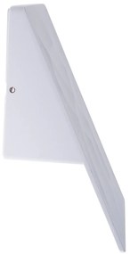 EUlight Exteriérové nástenné LED svietidlo Cracks, 1x LED 10w, biele