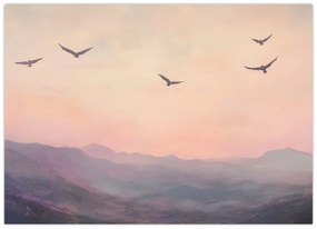 Obraz - Hejno vtákov II. (70x50 cm)