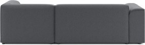 Tmavosivá rohová pohovka (pravý roh/s leňoškou) Merid – Ropez