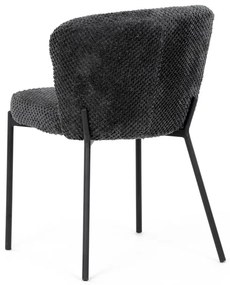 Autronic BONTEC Jedálenská stolička, sivá, látka bouclé, CT-W1077 GREY2 Farba: Béžová