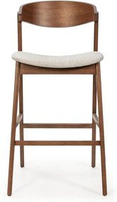 Barová stolička s nohami z dreva kaučukovníka Marckeric Divo