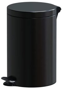 Alda Nášľapný odpadkový kôš, 12 L, lakovaný čierny