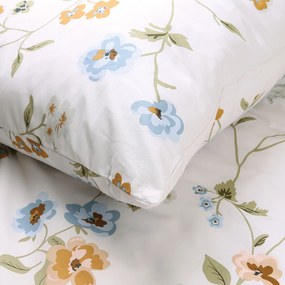 BAVLNENÉ OBLIEČKY COTTONLOVE 160X200 CM, 2KS 70X80 CM KVETY