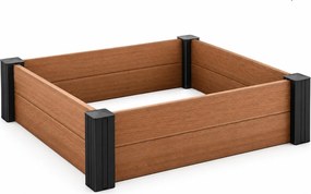 Curver Vyvýšený záhon – Vista Modular 121,5 x 121,5 x 27 cm, hnedý