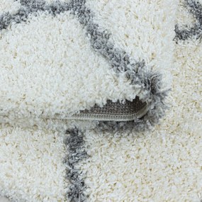 Ayyildiz koberce Kusový koberec Salsa Shaggy 3201 cream kruh - 120x120 (priemer) kruh cm
