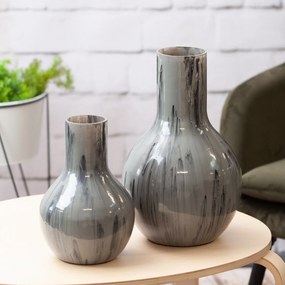 Dekoratívna váza CALEN 18 x 28 CM šedá