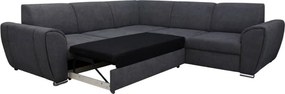 Rohová rozkladacia sedačka ROYAL 2+L antracit