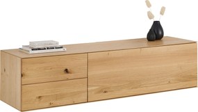 XXXLutz NÍZKA KOMODA, dub, farba duba, 181/44/50 cm Dieter Knoll - Komody - 001770003604