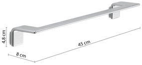 Gedy Gedy, IL GIGLIO držiak uterákov 450x80mm, chrómová, A9214513