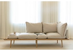 Krémovobiela lavica Lounge Around – UMAGE