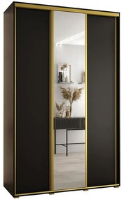 Skriňa 45 Canaris 3 160 čierna/gold