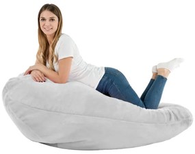 Sedací vak DROP XXL Yeti sivý