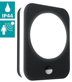 Eglo 99584 - LED Vonkajšie nástenné svietidlo so senzorom MADRIZ LED/9W/230V IP44