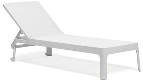 PLANO záhradné lehátko biacno/bianco