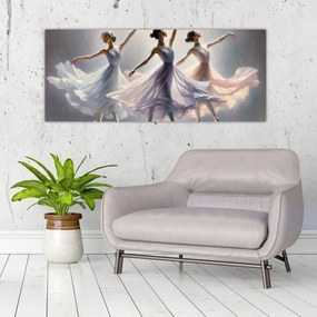 Obraz - Tri baletky (120x50 cm)